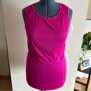 Xersion Women’s Quick-Dri Bright Pink Tank Top Workout Top Activewear, Size XLT